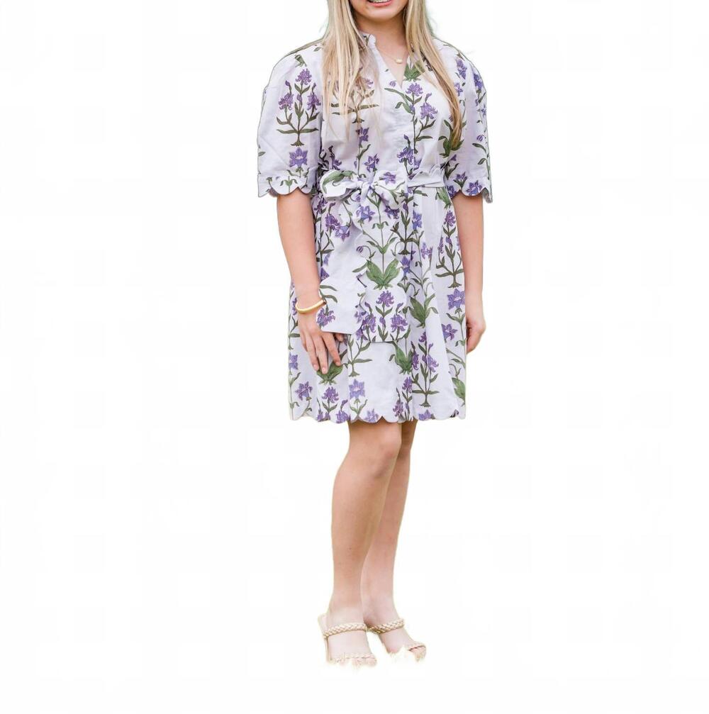 NEW HEART OF GRACE grace mini dress in iris lavende